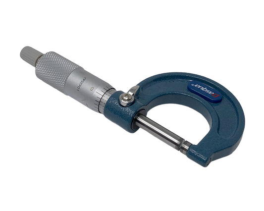 Micr贸metro Exterior tipo C Dasqua 0-1" / 0.0001"
