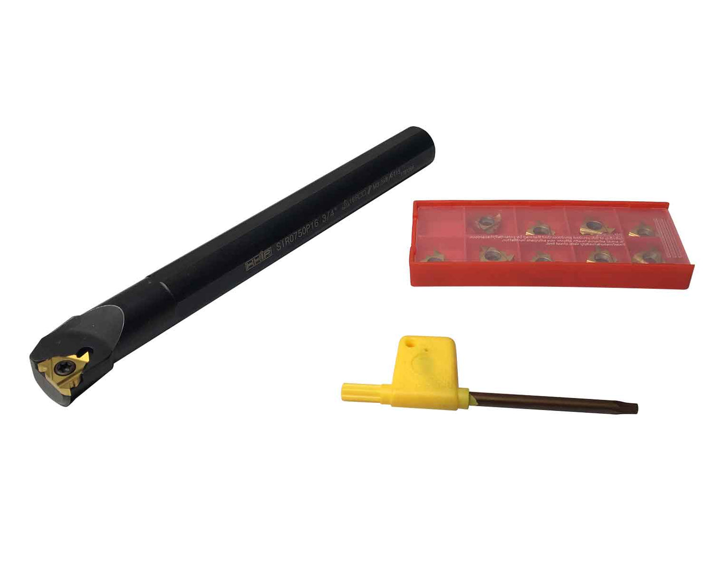 Kit de Inserto y Porta Inserto para Roscado Externo / 3/4"