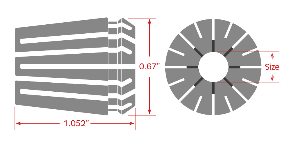Boquilla ER-16 / 1/4"