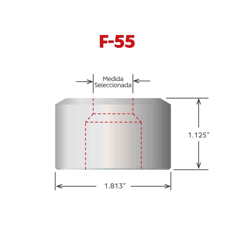 Dado F-55 Redondo de Cleveland Punch and Die