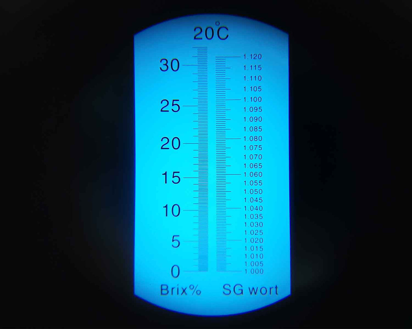 Refractómetro 0-32% Brix / 1.000-1.120 SG