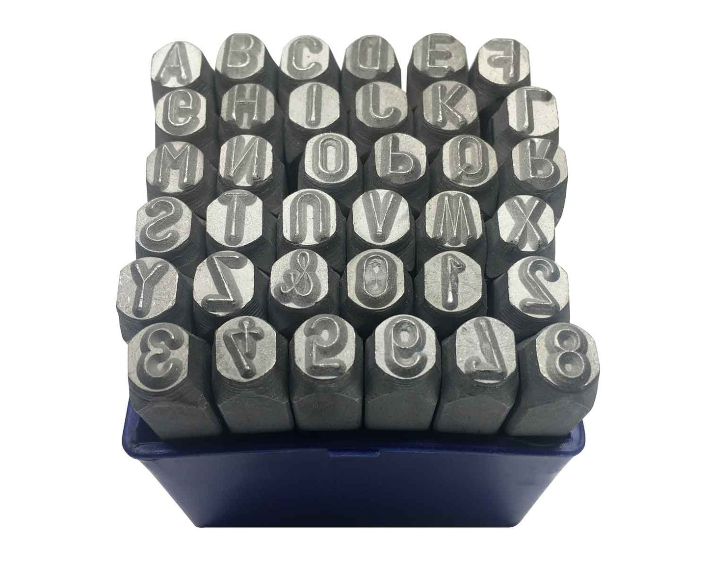 Juego para Estampado de Letras y Numeros Series Pro 0-9 / 1/4''