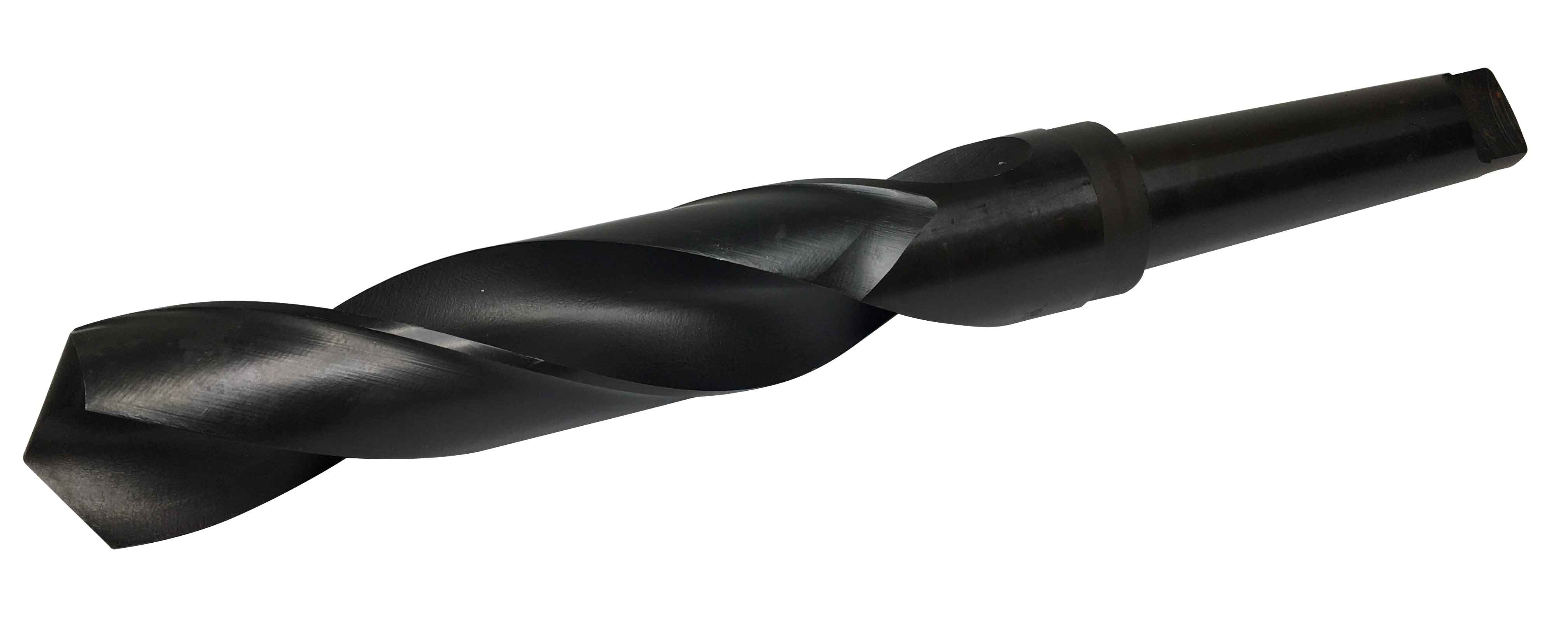 Broca Giratoria Con Vástago Cónico MT1 - Diámetro 13.1mm, Longitud 95mm, Acero Alta Velocidad, óxido Negro